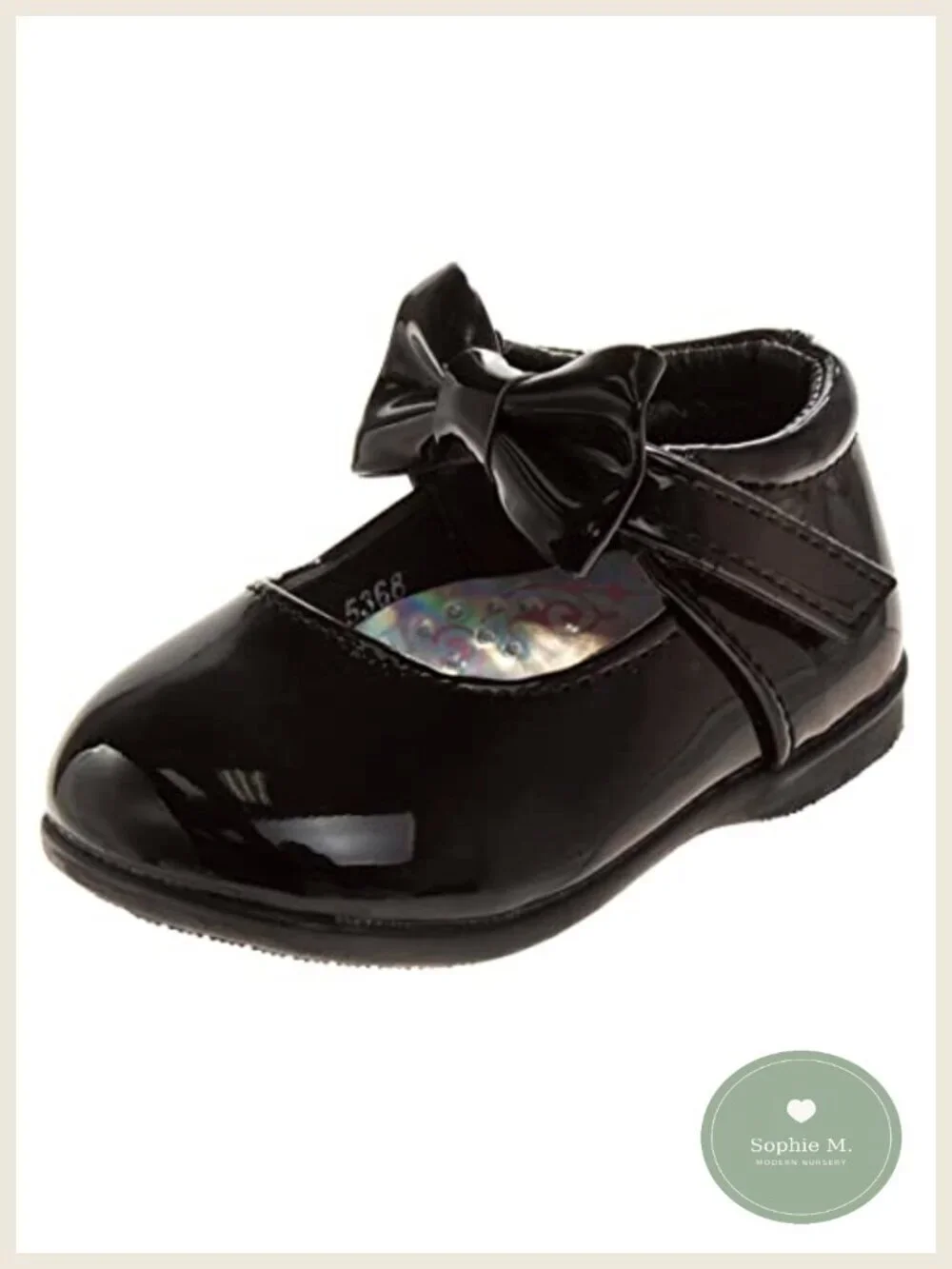 Faux Leather Mary Jane Flats Girls Dress Shoes Non-Slip Baby Walker